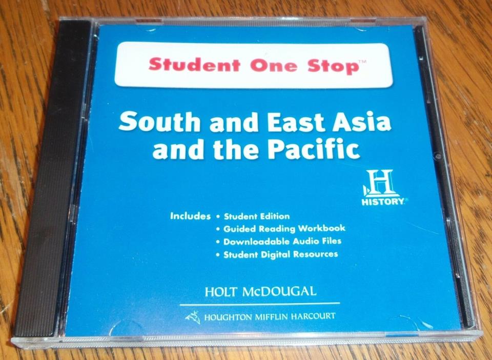HOLT MCDOUGAL HISTORY Student One Stop disk SOUTH & EAST ASIA & the PACIFIC