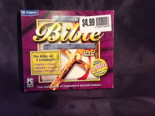 New Multimedia Bible and Christian References PC DVD-ROM