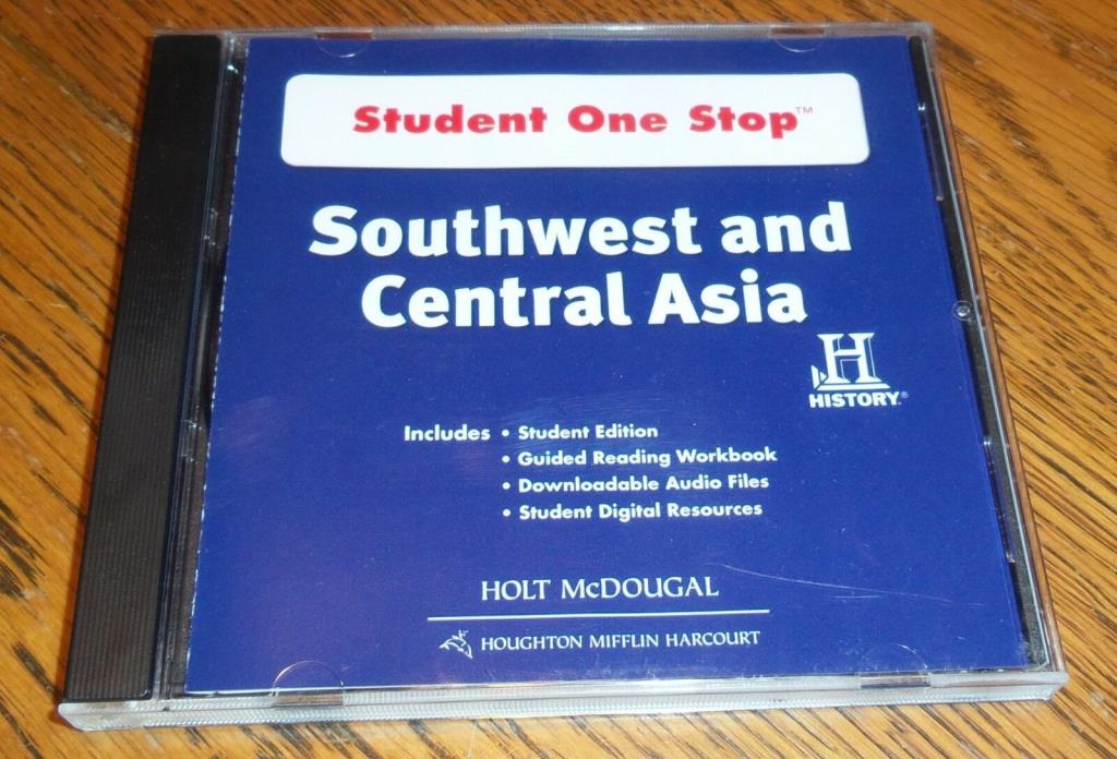 HOLT MCDOUGAL HISTORY Student One Stop disk SOUTHWEST & CENTRAL ASIA