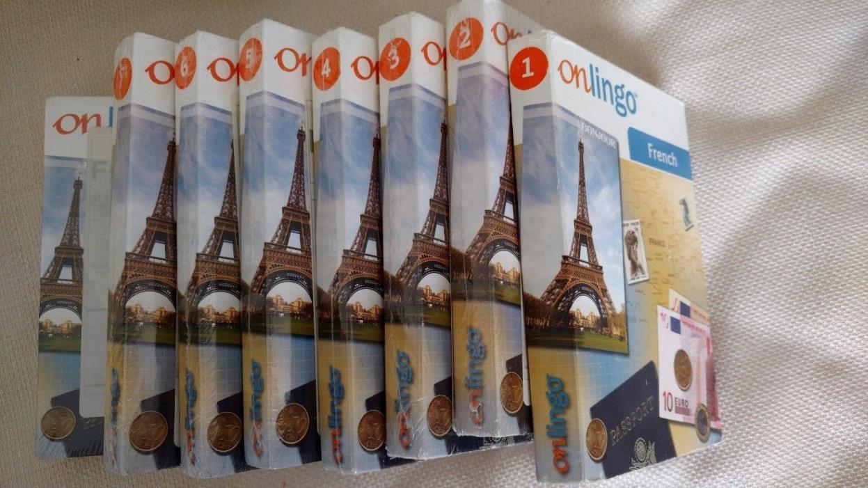 Onlingo - French Audio CD/CD ROM Set of 8