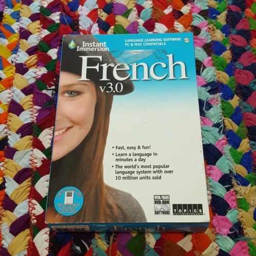 HR Instant Immersion French v3.0 Language Learning Software DVD-ROM