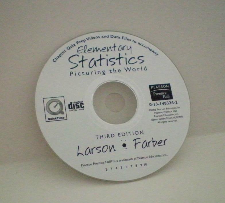 Elementary Statistics; Picturing the World - CD-ROM