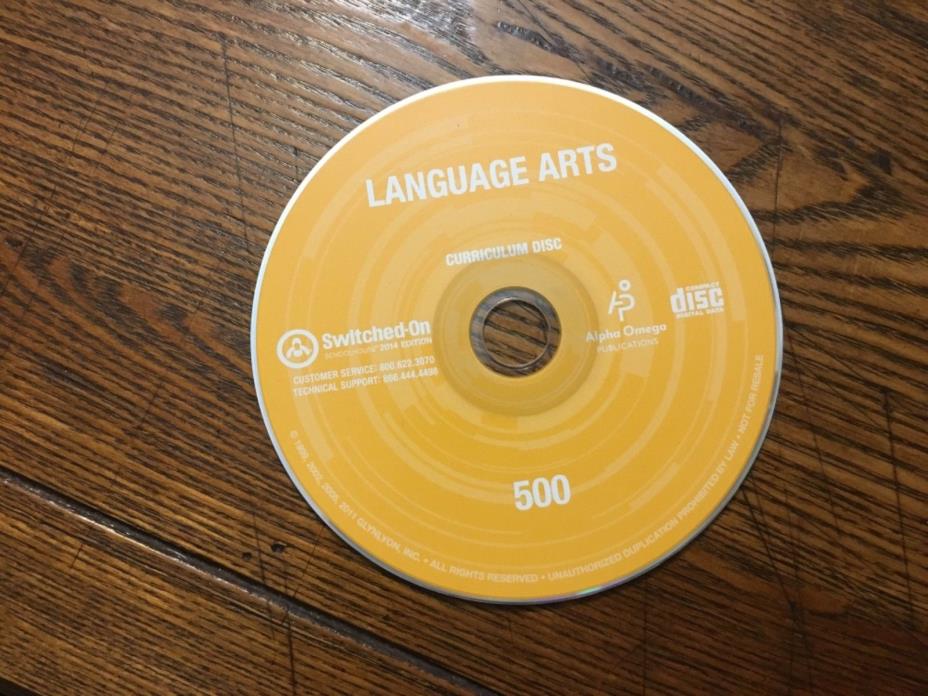Switched on Schoolhouse Language Arts grade 5