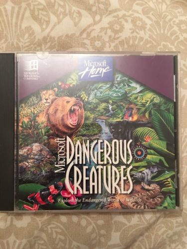 Microsoft Home Dangerous Creatures CD FREE SHIPPING