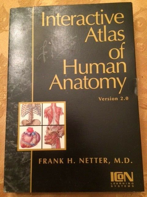 Interactive Atlas Of Human Anatomy 2.0 PC CD body organs, biology reference tool