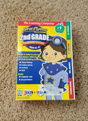The Learning Company Star Flyers 2nd Grade Learning System 2007 (PC & Mac) - New
