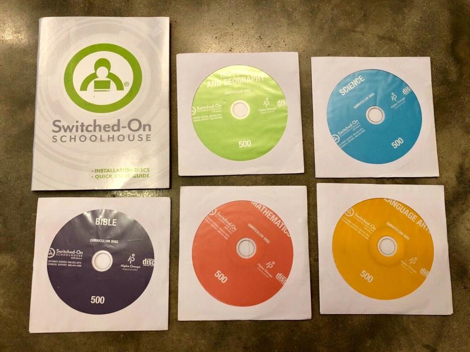 Switch on Schoolhouse 5th grade complete set 2015 edition
