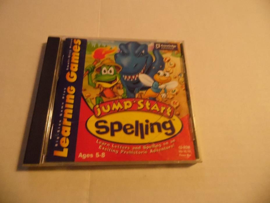 Learning Games Jump-Start Spelling Ages 5-8 CD-ROM Learn Letter and Spelling