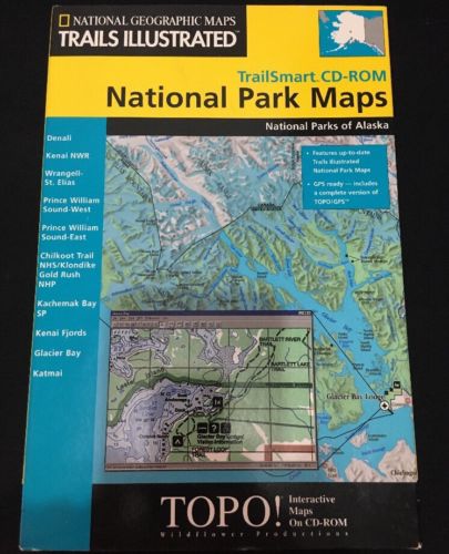TrailSmart CD-ROM National Parks of Alaska Maps (national Geographic Maps)
