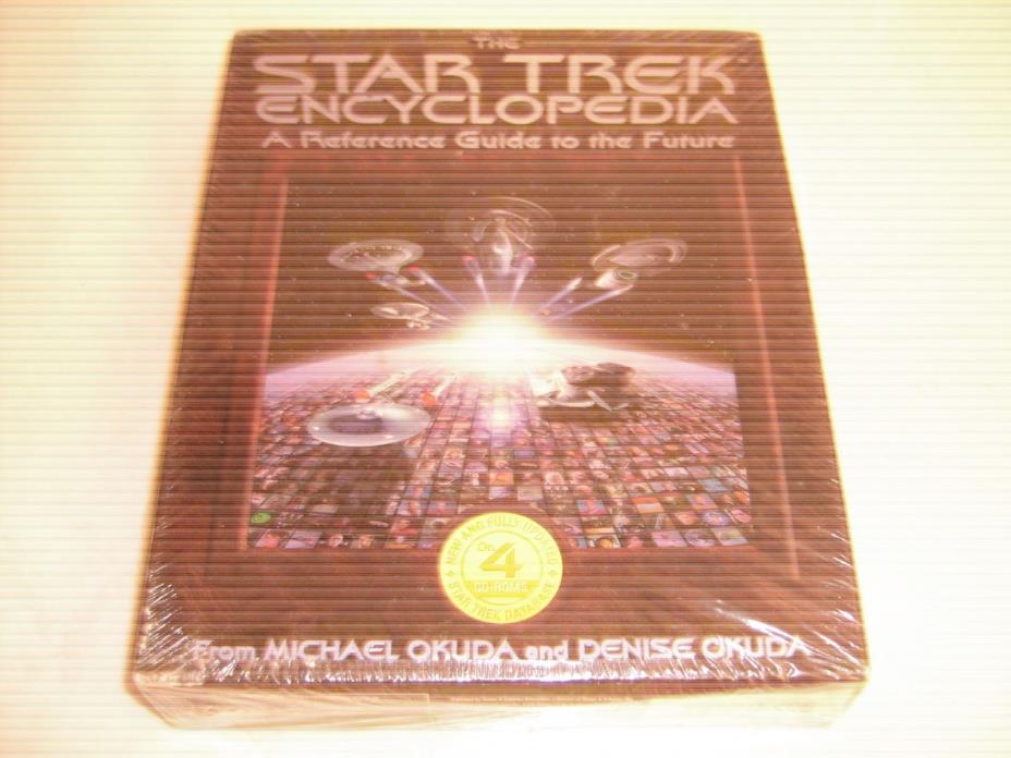 Star Trek Encyclopedia: Reference Guide to Future PC CD 1997 - NEW IN SEALED BOX