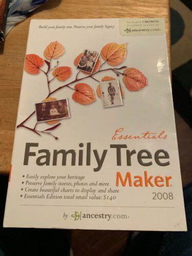 Encore Family Tree Maker 2008 Essentials - Full Version for Windows 14840