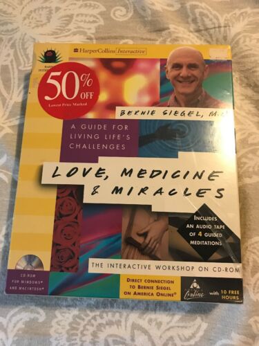 Love Medicine & Miracles By Bernie Siegel M.D. Interactive Workshop CD ROM New