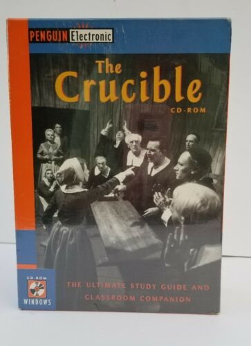 RARE The CRUCIBLE CD-ROM Penguin Electronics Windows Study Guide NEW Sealed