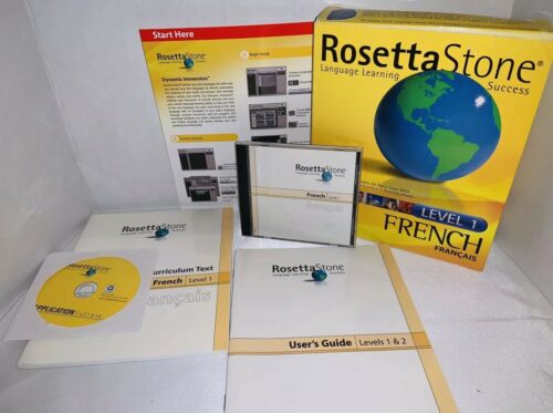Rosetta Stone Francais French Level 1 Version 2 Everything You See