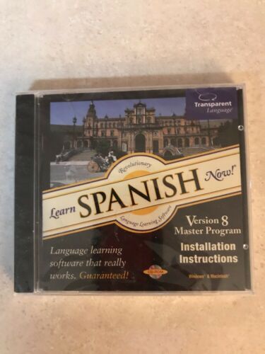NEW in plastic-   Learn SPANISH Now! Master Program CD-ROM Windows/Mac