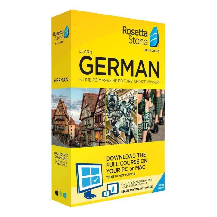 Rosetta Stone - German Full Course PLEASE READ ALL DETAILS