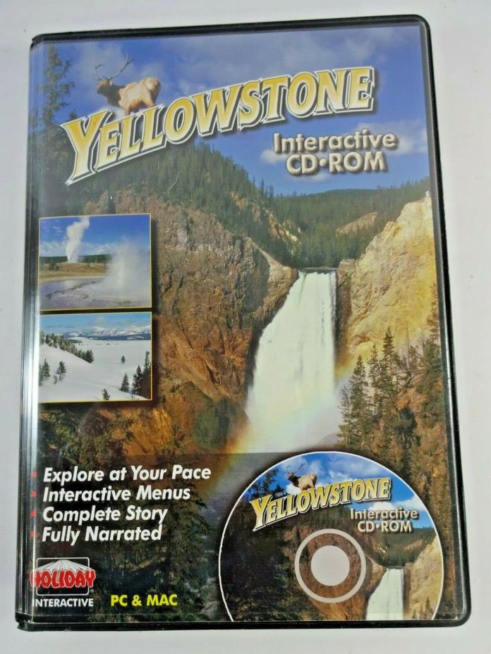 Yellowstone Interactive CD-ROM 2002 Holiday Interactive PC & Mac ~ New Sealed
