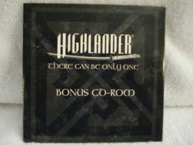 Highlander Bonus Cd-Rom Scripts, Series Trivia, Bio's, Call Sheets, Fight Script