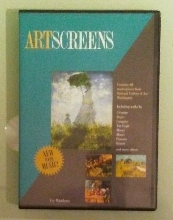 art screens ART SCREENS screen saver with music  CD ROM pc windows
