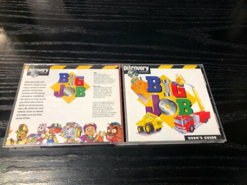 The Discovery Channel Big Job  PC CD Biggest Coolest Trucks Around