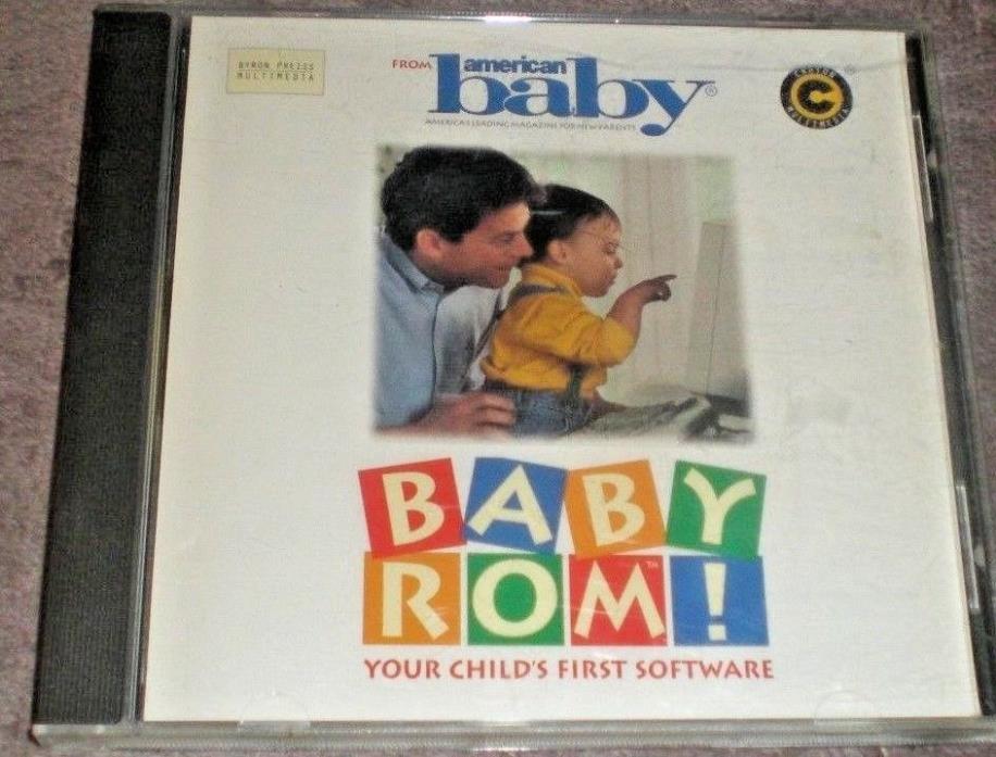 CD ROM - BABY ROM FROM AMERICAN BABY - YOUR CHILDS FIRST SOFTWARE BYRON PREISS