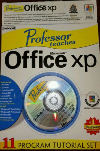 Professor Teaches Microsoft Office XP version 3 11 program tutorial set (c20)
