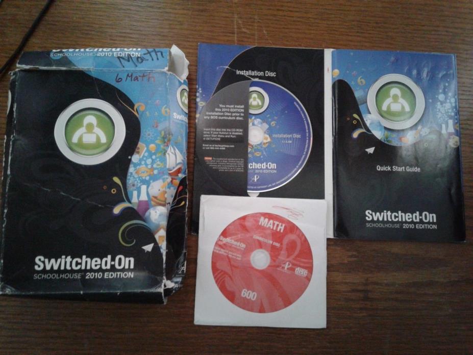 Alpha Omega SOS 6th grade Math w/Installation disc