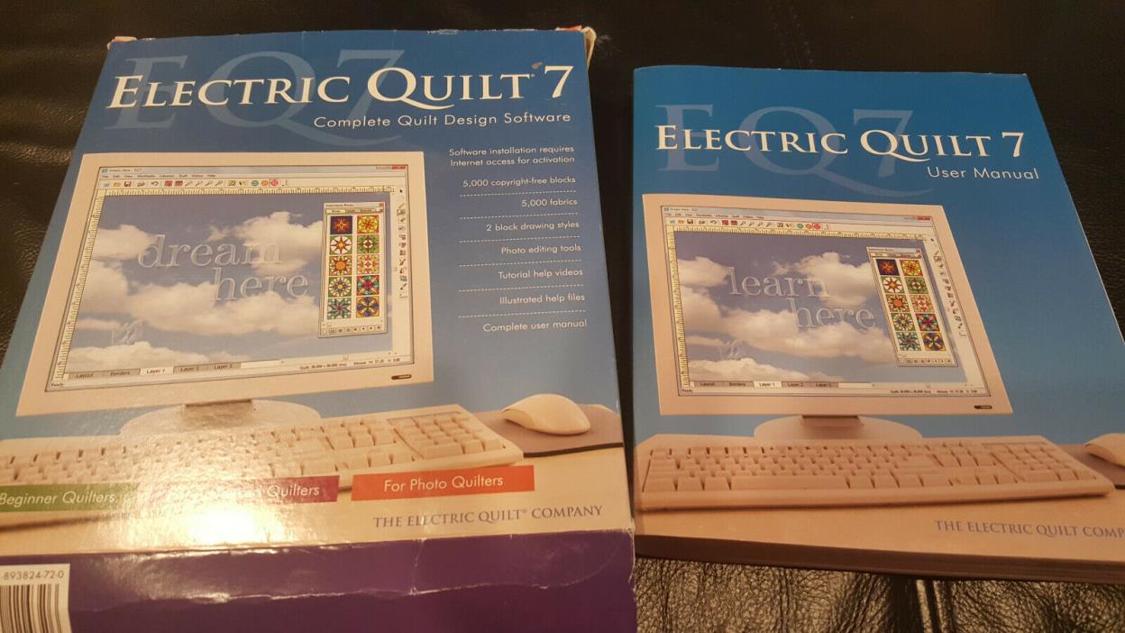 Use Electric Quilt 7 - Complete Quilt Design Software - For PC Windows