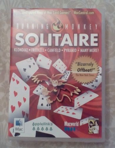Burning Monkey Solitaire Red Version 2005 MAC Win 98/ME/2000/XP
