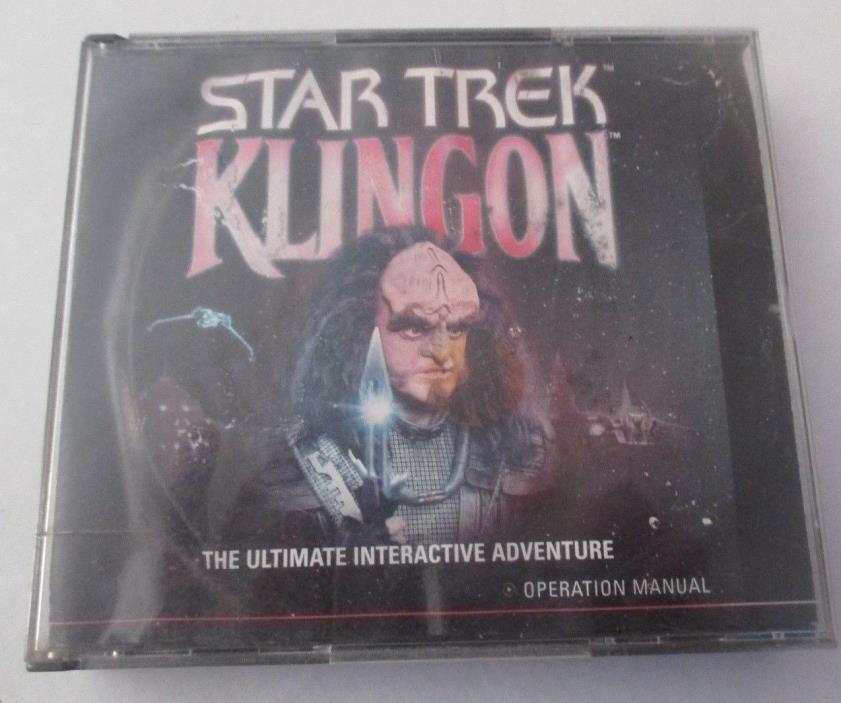 1996 Star Trek PC Game “Klingon” 3 Disc Set