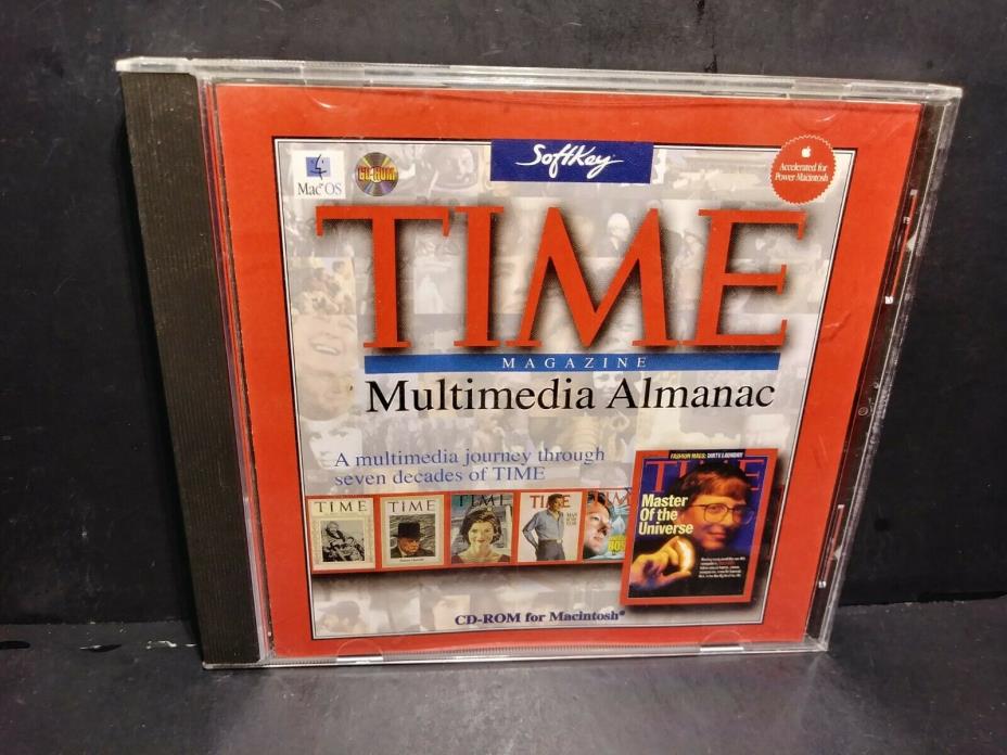 TIME Magazine Multimedia Almanac Windows CD ROM B215