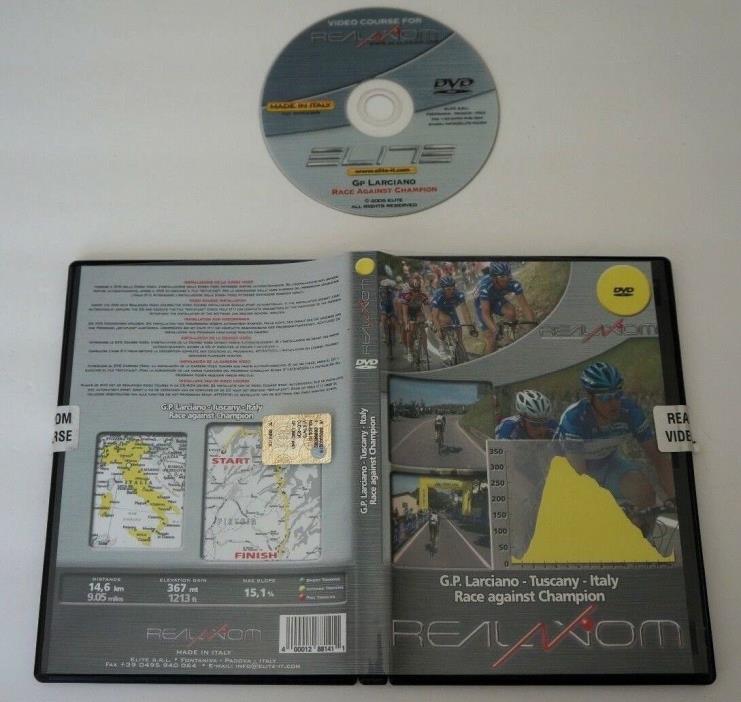 RealAxiom G.P. LARCIANO TUSCANY ITALY Race Champion Cycling Training DVD Windows