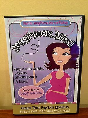 SCRAPBOOK MAX Digital Scrapbooking Software For Windows BABY EDITION (2008)