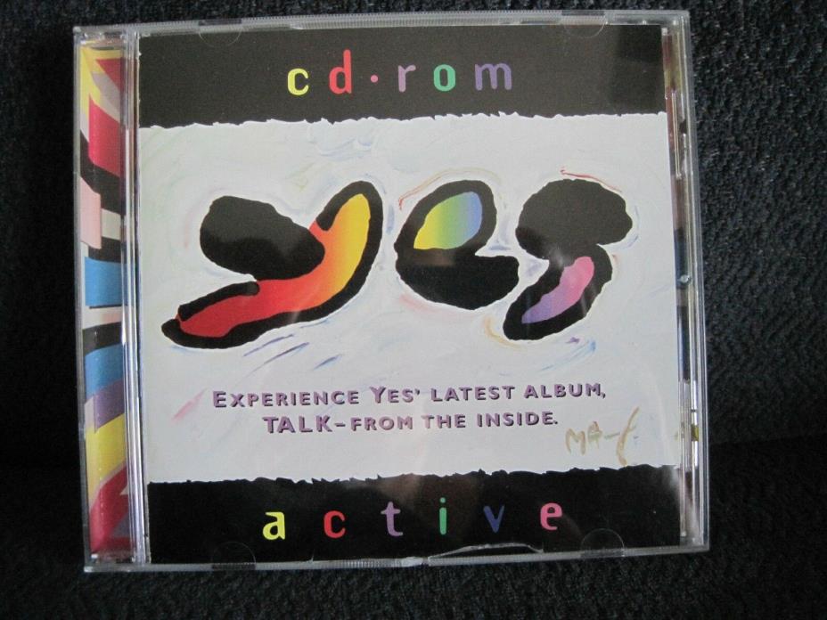 Ultra Rare!!! Yes Active Talk CD-ROM!!! Videos and Interviews!!!