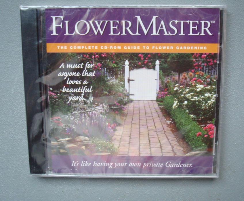 New Flower Master - The Complete CD Guide To Flower Gardening - Free US Shipping