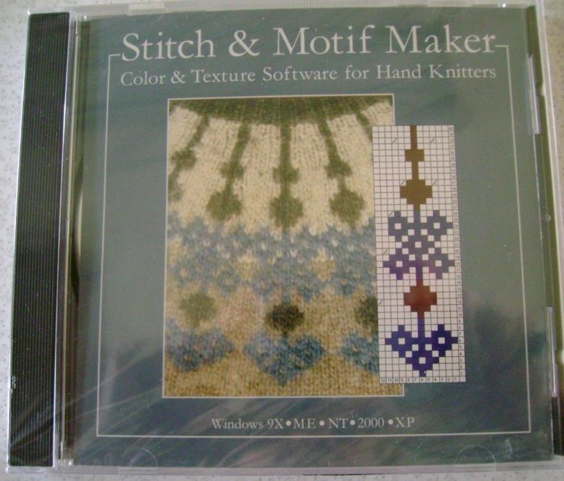 Stitch & Motif Maker for Hand Knitters by Carla Vesolich Sealed Package NIP