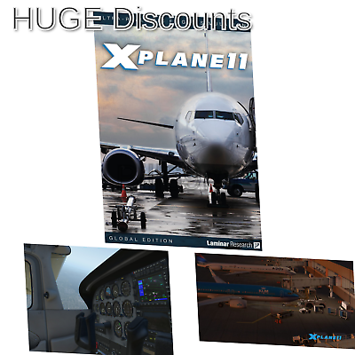 Official Version - X-Plane 11 Global Flight Simulator (PC, MAC & LINUX)