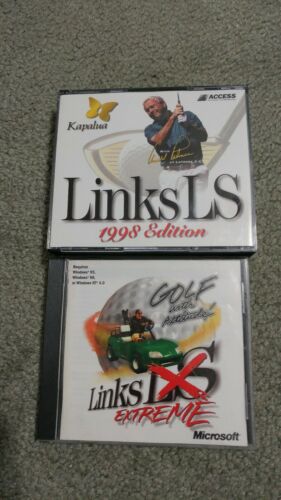 ARNOLD PALMER - Links LS 1998 Edition - 4 cd Golf Game, Extreme 1 cd