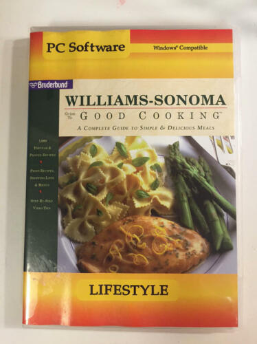 Williams Sonoma Guide To Good Cooking CD-ROM for Win/Mac CD in SLEEVE Broderbund
