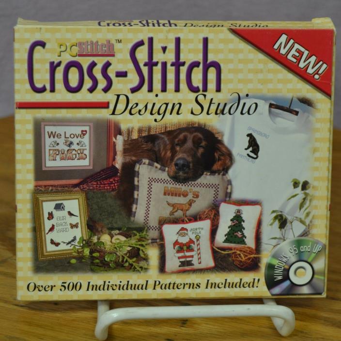 PCStitch CrossStitch Design Studio Pattern Design Software PC Over 500 Patterns