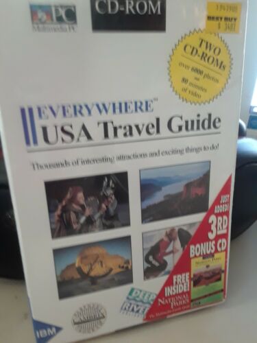 EVERYWHERE   USA  TRAVEL GUIDE   CD-ROM