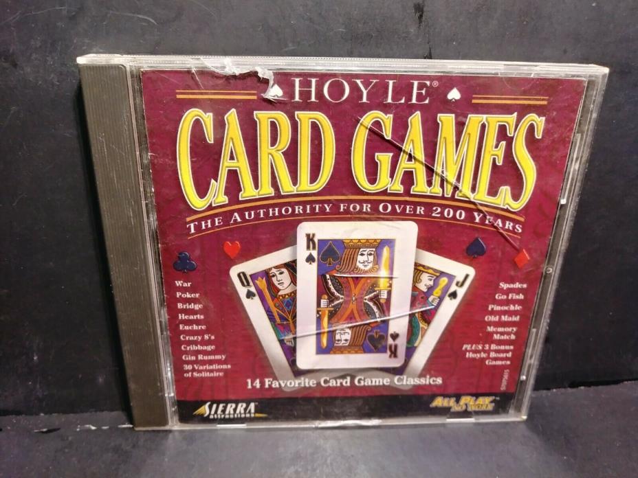 Hoyle Card Games (1999) PC CD ROM Windows 95/98 B220