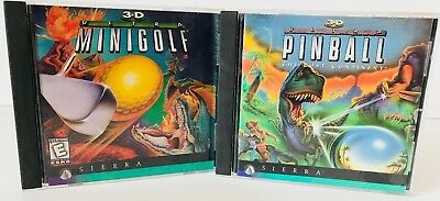 3-D Ultra Mini Golf & Pinball:The Lost Continent by Sierra 2 PC CD-ROM Lot 1997