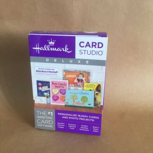 Hallmark Card Studio Deluxe Brand New Sealed Box