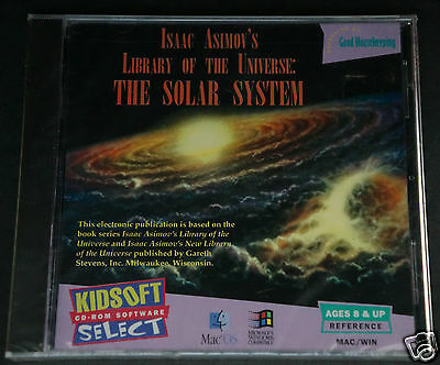 ISAAC ASIMOV Library Of The Universe Solar System Mac Os PC CD-ROM New Sealed