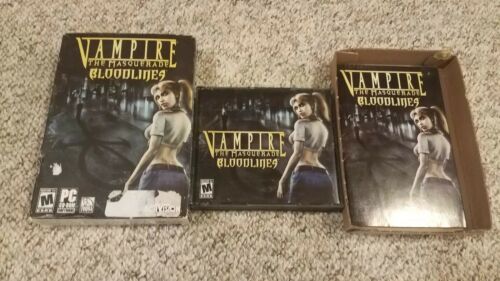 Vampire: The Masquerade -- Bloodlines (PC, 2004) complete, great game