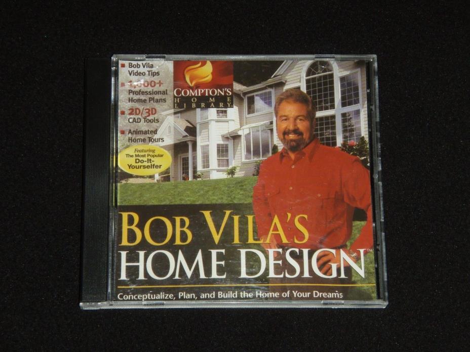 Bob Vila's Home Design CD (Tips, Plans, CAD Tools, Tours)