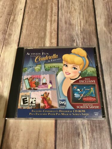 Activity Fun With Cinderella And Friends Cd Game PC Disney Dollhouse