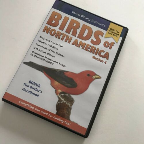 Thayer Birding Software Birds of North America Version 4 DVD PC/MAC S5220