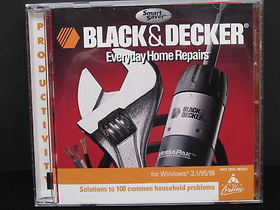 Black & Decker Everyday Home Repairs (PC 1999) Windows 3.1 / 95 / 98  Never Used